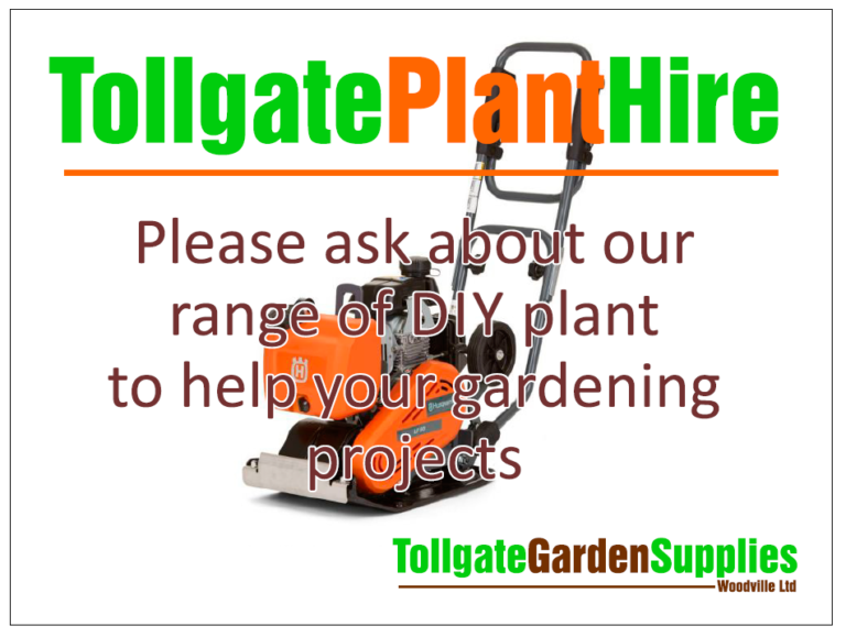 Plant Hire Tollgate Garden Supplies